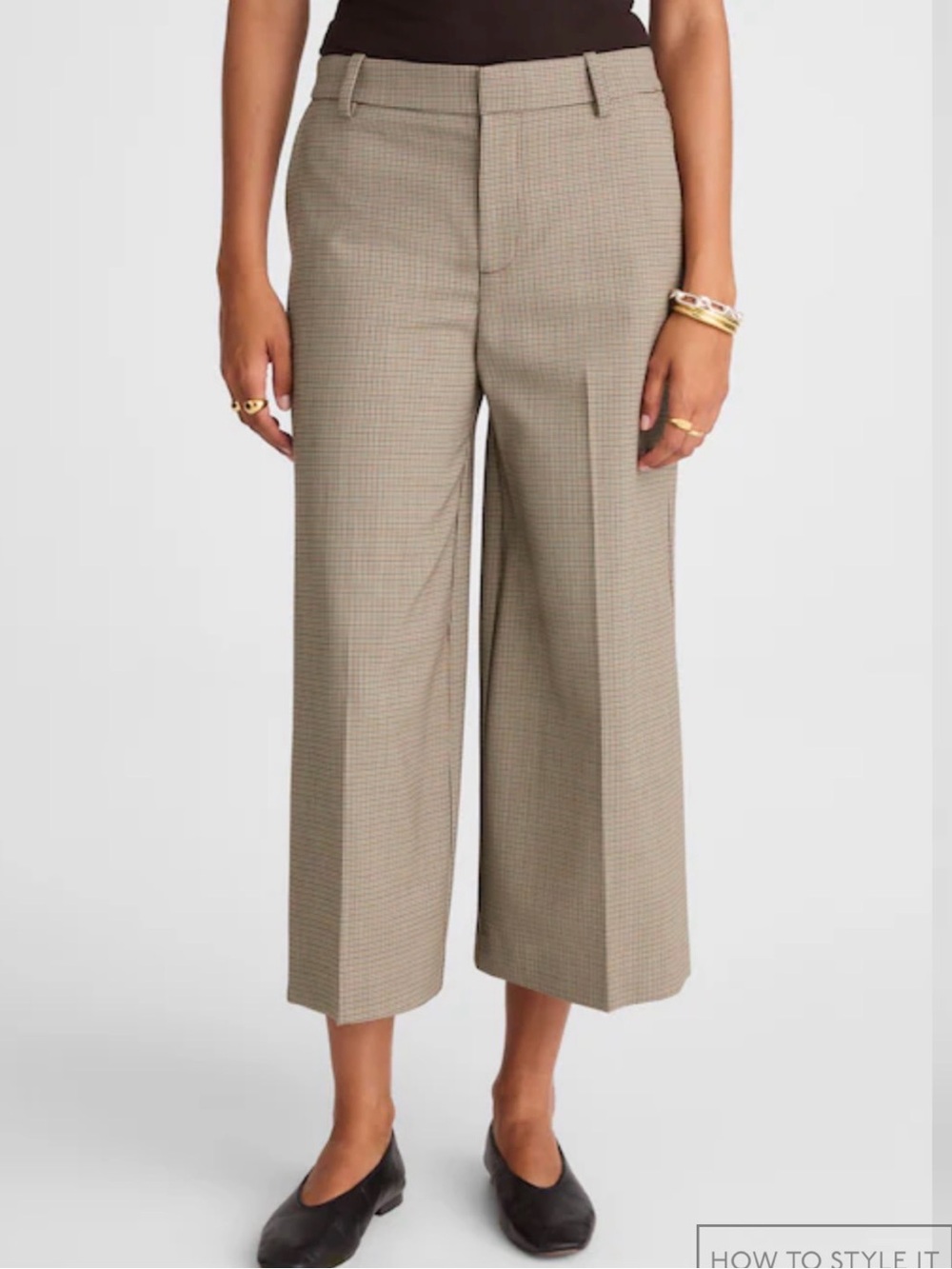 Madewell Wide-Leg High-Rise Culotte in Wool Blend